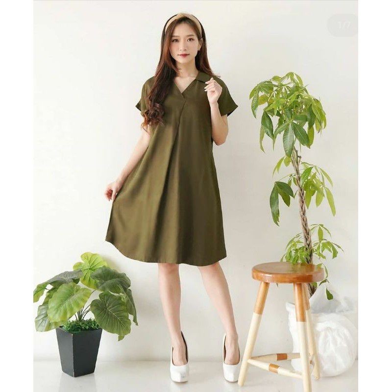 DRESS KIMIE/DRESS WANITA TERBARU 2022 VIRAL KEKINIAN / DRESS SIMPEL KOREAN STAILE/DRES WANITA JUMBO 