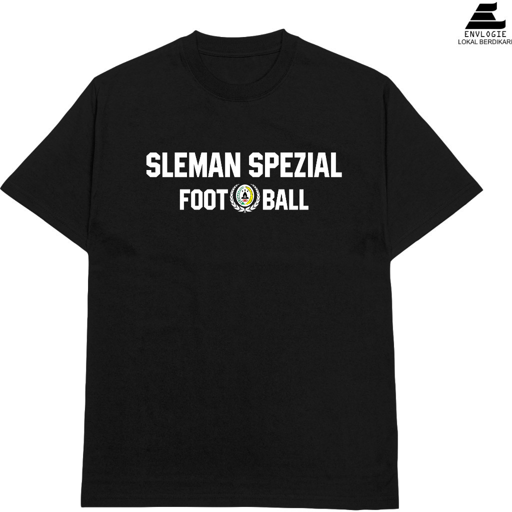 FestKaos t-shirt kaos suporter pss sleman spezial football hitam lengan pendek