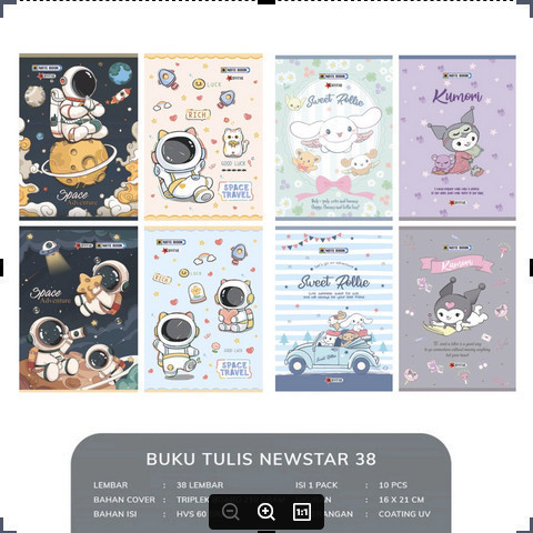 

New Star Buku Tulis 38 Lembar / 1 Pack/10 Buku