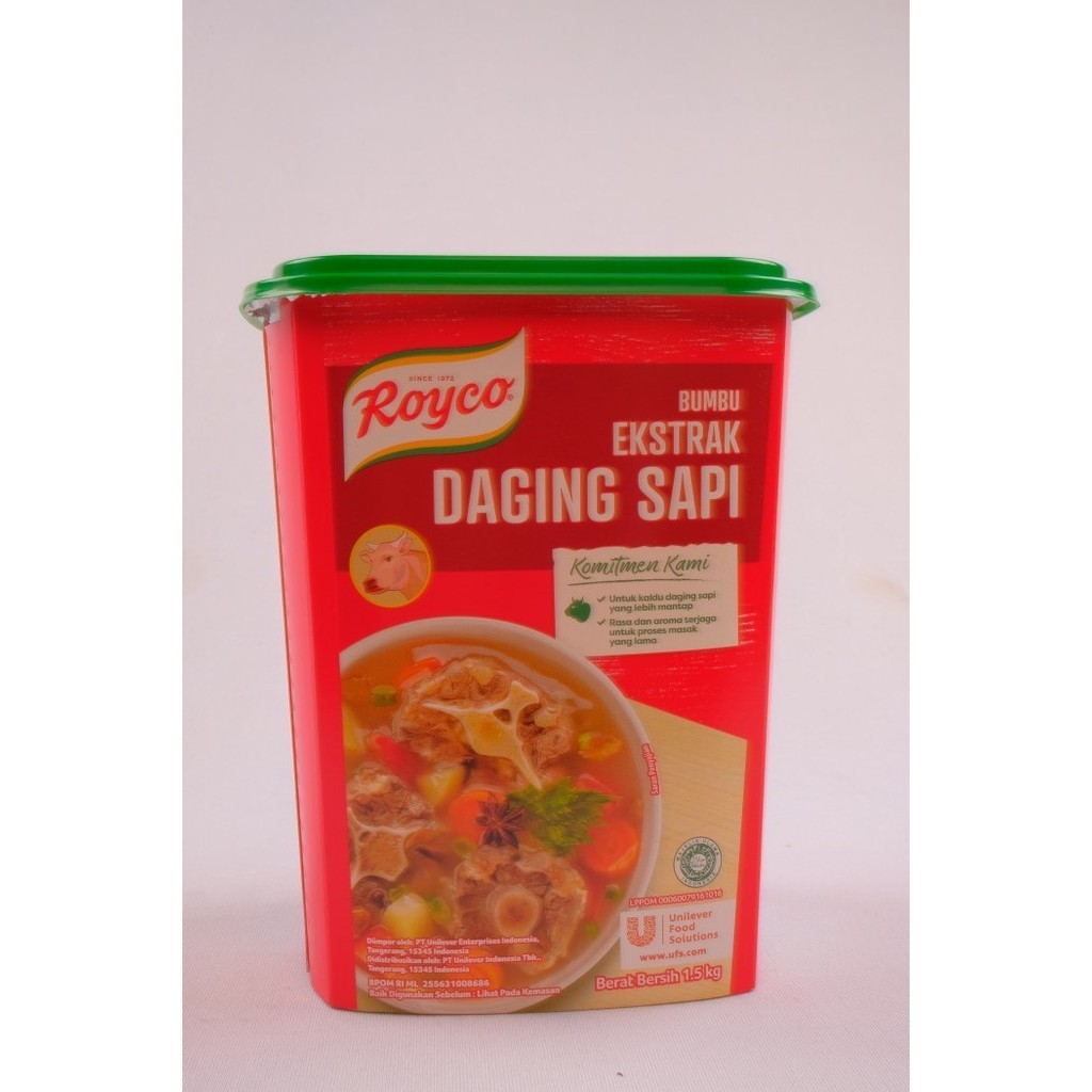 

CW Ekstrak Daging Sapi Royco 1,5kg / Bumbu Serbaguna / Kaldu Sapi