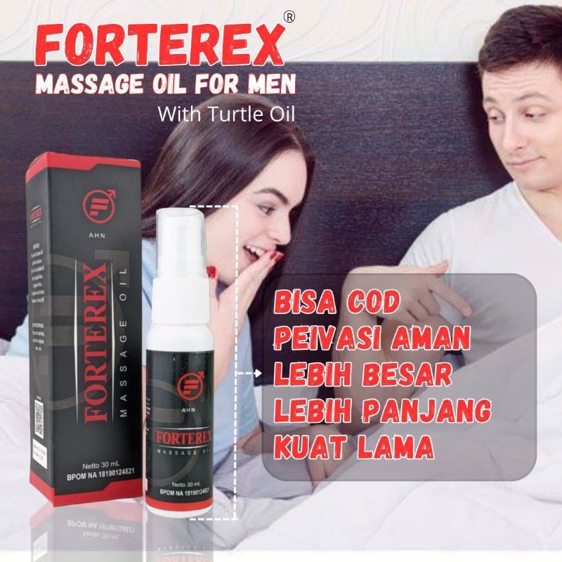 FORTEREX MASSAGE OIL ORIGINAL BPOM MINYAK PIJAT penambah UK OTONG(Gratis ongkir + Termurah)