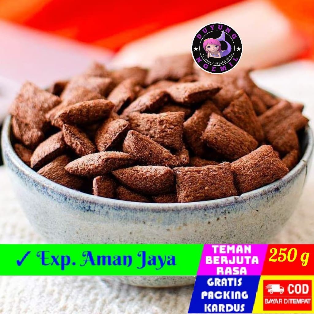 

Bantal Pilo Isi Coklat Asli 250g / Snack Bantal Isi Coklat Asli | Duyung Ngemil - Jajanan sehat