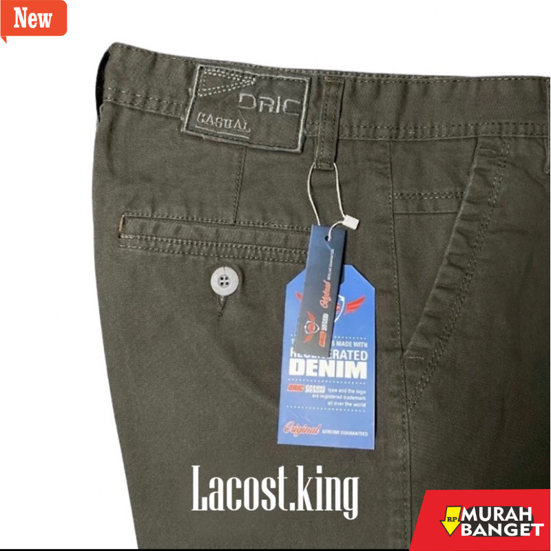 Denim Pria Jumbo Celana Kanvas Panjang Pria Kualitas Cardinal - Original DRIC