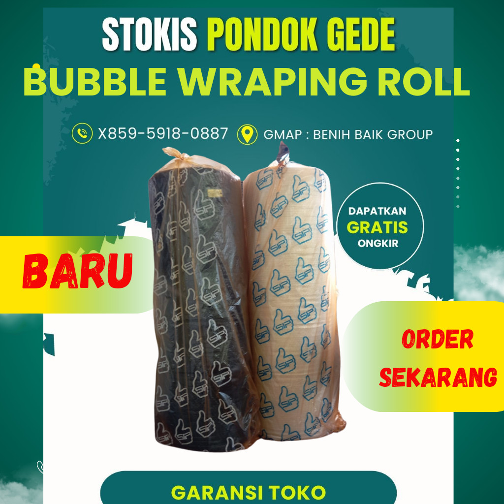 

Plastik Bubble Wrap 125cm x 50m Bubblewrap PREMIUM TERMURAH / ROLL