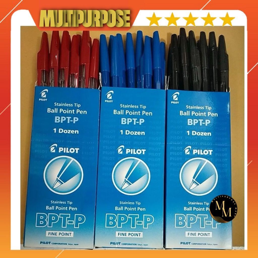 

(PER LUSIN) PULPEN PILOT BPT-P FINE POINT PEN