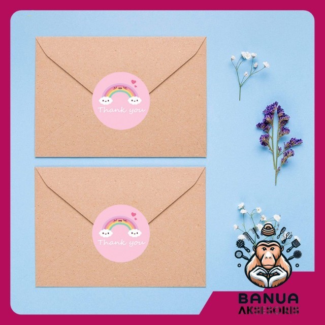 

BANUA ACC | STICKER THANK YOU ROLL ISI 500 PCS STIKER TERIMA KASIH WARNA SELF ADHESIVE SEAL LABEL ROLL STICKER THANK YOU 2.5CM TEMPELAN UCAPAN TERIMAKASIH BULAT 500PCS SEGEL ORDER PACKING MOTIF BUNGA LOVE SERBAGUNA