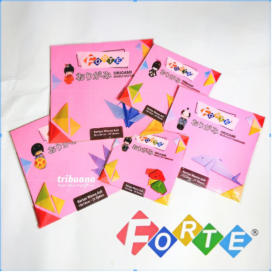 

Forte Kertas Lipat / Kertas Origami 2 Sisi / Double side