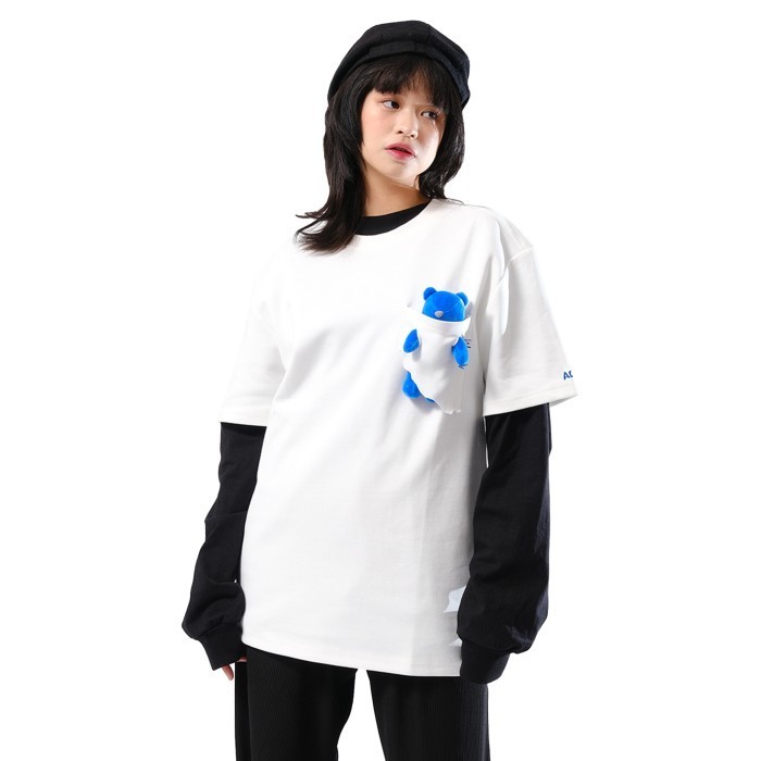 Ader Error Hole Pocket Bear Doll T-Shirt - Black, A1