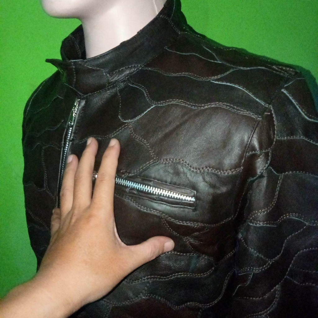 Jaket Kulit Asli Domba Sambung Ti Garut