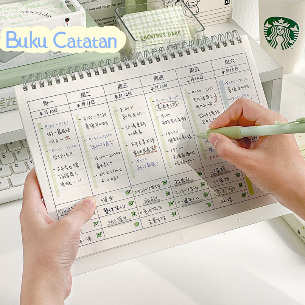 

Weekly Plan Notebook A5 Diary Planner To Do List Planner Book Notebook Aesthetic Buku Tulis Sekolah Buku Catatan Stationery Korea School Stuff barang aesthetic