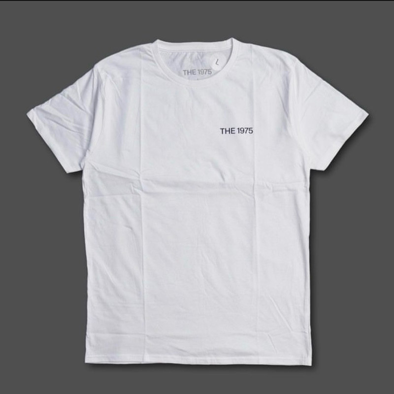 KAOS T-Shirt THE 1975-ABIIOR TEDDY TEE WHITE Bahan Tebal Cotton Combed 24s