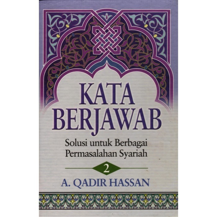 Buku Kata Berjawab jilid 2 A Qadir Hassan Hasan