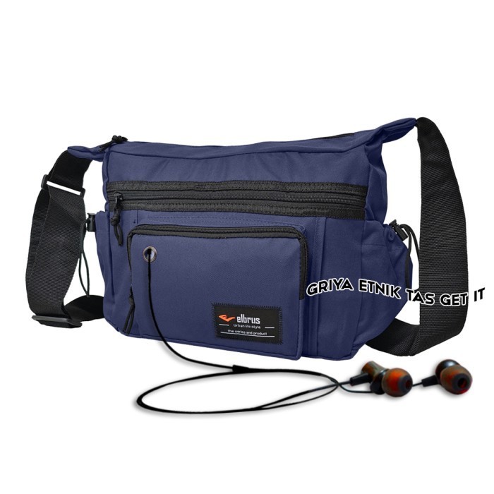 Tas Selempang Wanita Laki2 Murah Slingbag Tas Kuliah Terbaru GET1986 - Navy