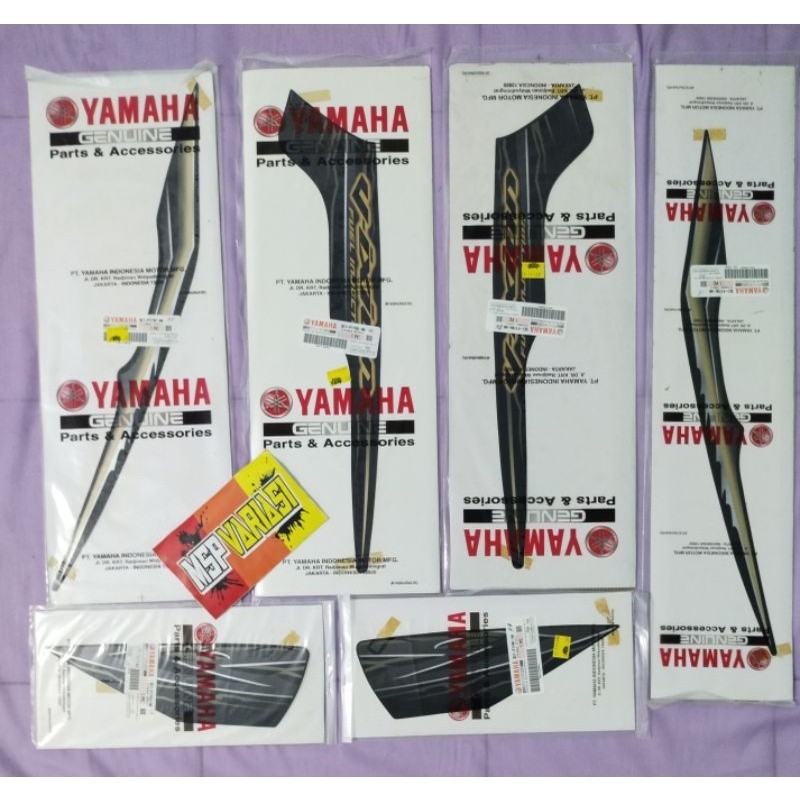 Striping Motor Yamaha Vixion Old 2009/2010 Hitam Original Ori asli Yamaha Genuine Part