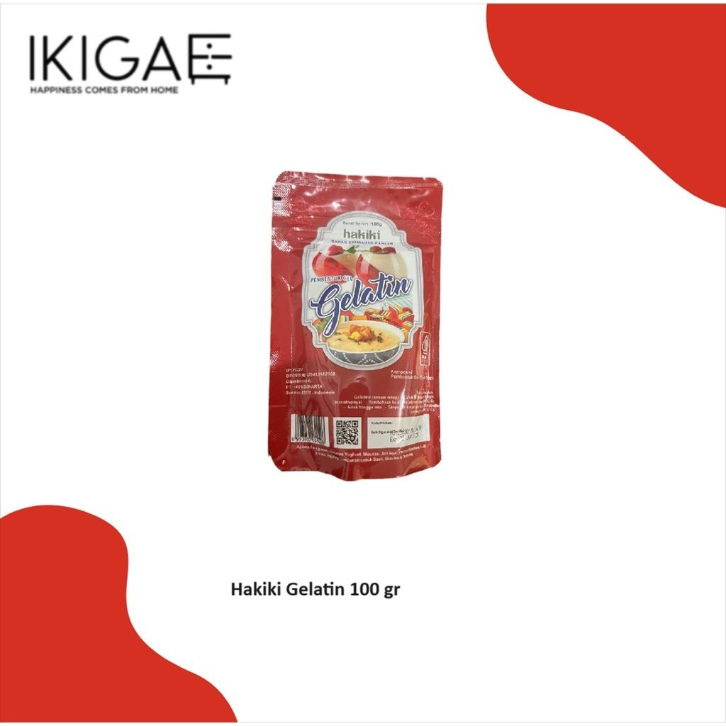 

HAKIKI GELATIN BUBUK / GELATIN POWDER 100 GR HALAL