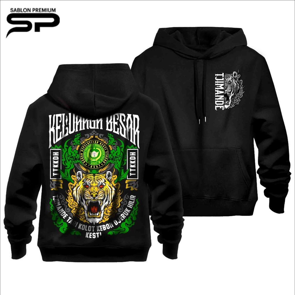 Jaket Hoodie Cimande TTKKDH KESTI Indonesia Terbaru - Distro Kaos Pencak Silat Tjimande