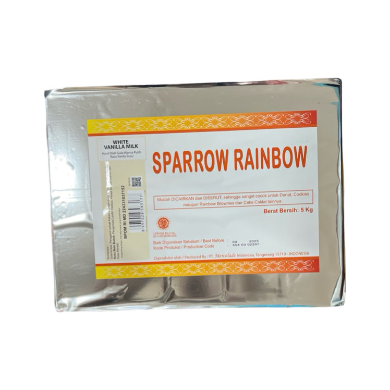 

Sparrow Rainbow White Vanilla Milk Repack - Cokelat Putih Sparrow Repack