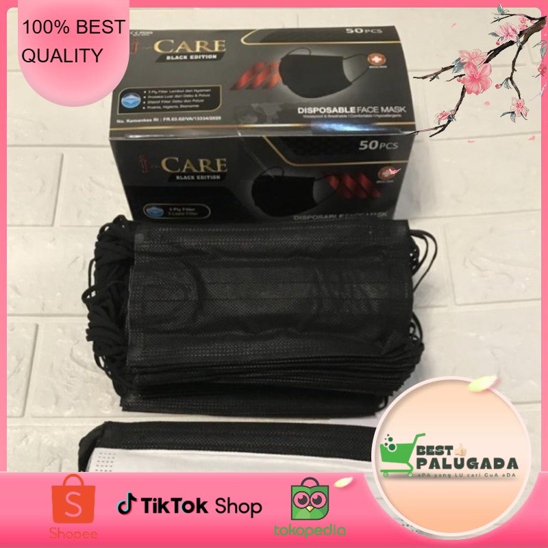 masker I CARE 3ply50pc