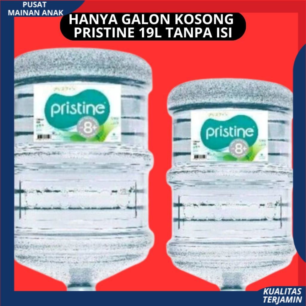 

PMA Galon Kosong PRISTINE 19 Liter Hanya Galon SajaTanpa Air Galon PRISTINE Kosongan Bagus Dan Berkualitas