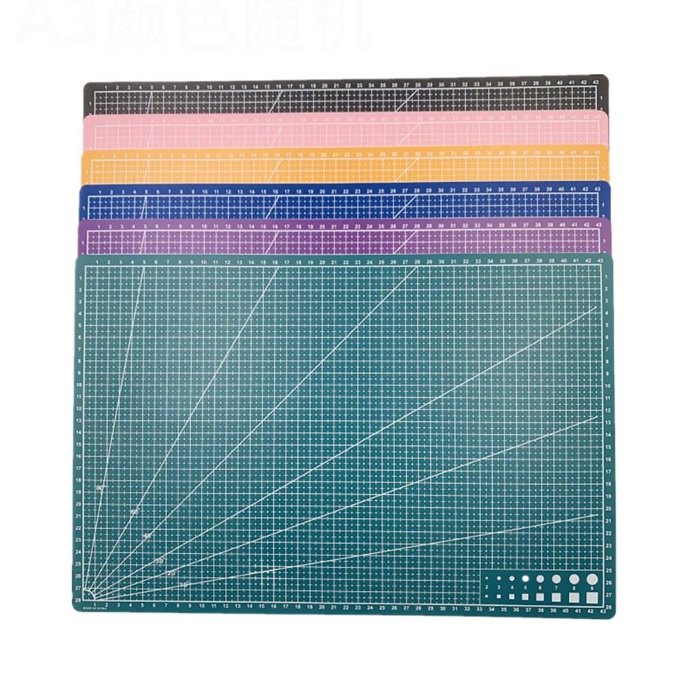 

Double-side Leather Craft Tool Cutting Mat Patchwork Sewing A3 A4 A5 Cutting Board PVC Engraving Workbench Pad Home DIY