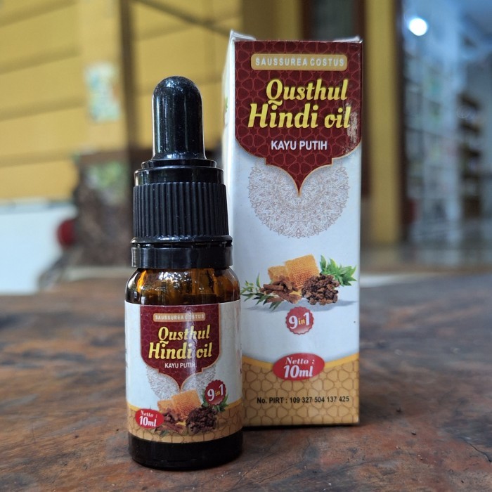 Original Qusthul Hindi kayu putih sambiloto Habbatusauda 9 in 1  tetes oil 10ml