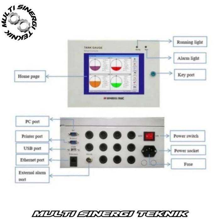 Automatic Tank Gauge ATG Console SS 160 Plus SP 300 Stick Probe Windbell Digitalisasi SPBU Original 