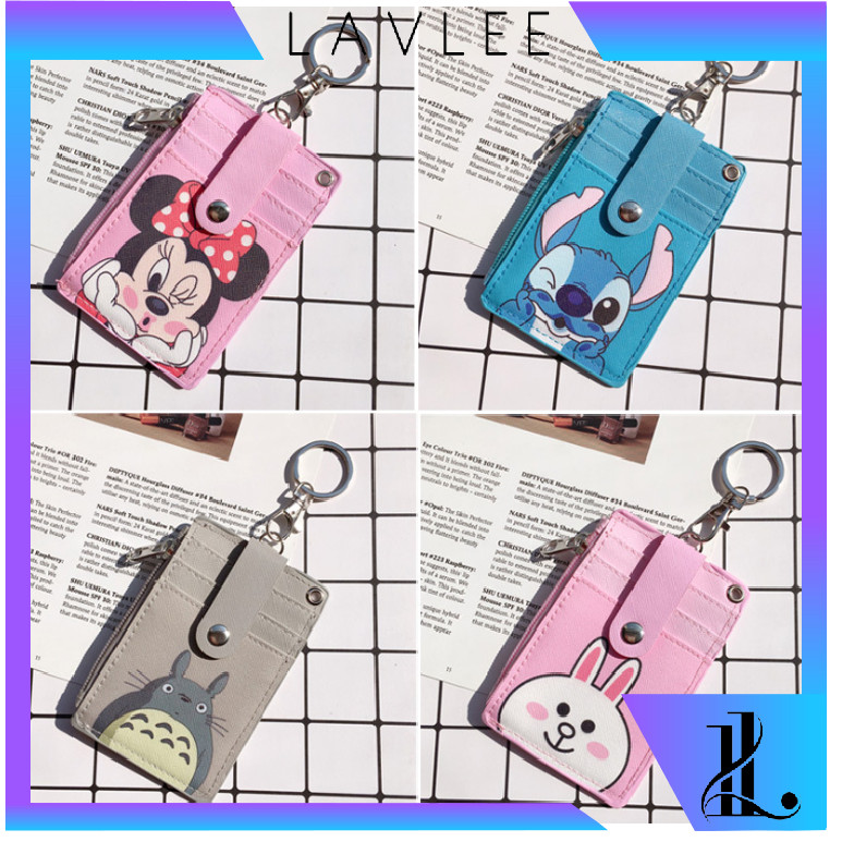 

Lavlee - D6462 Gantungan Lucu Kartu Nama / Card Holder & Slot Koin / ID Card Lanyard Slot Koin / Name Tag ID Card Motif Karakter