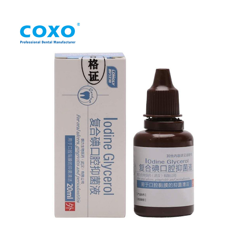 Dental Iodine Glycerin 20ml Per Bottle Compound Oral Material Consumables Fc Cp Clove Oil Camphor