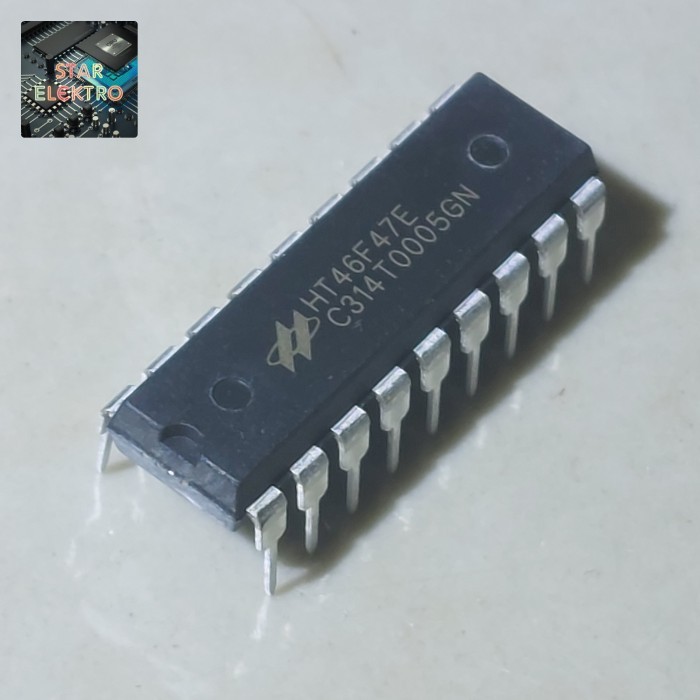 DnG27 HT46F47E Dip-18 Tancap Holtek HT46F47 HT 46F47 46F47E IC Cost Effective 8-bit Flash A/D MCU wi