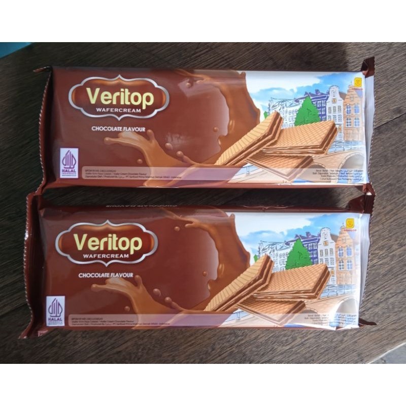 

Veritop wafer long 130gram pembelian 1karton bonus paper bag cantik PUSAT GROSIR JAJAN murah meriah