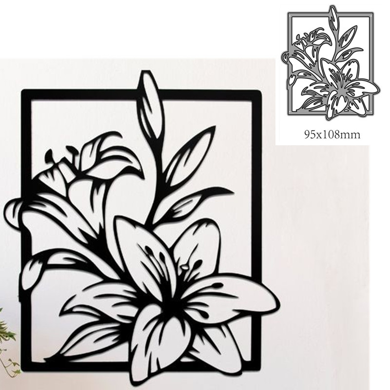 

Metal Cutting Dies Cut Mold flower Decoration Scrapbook Paper Craft Knife Mould Blade Punch Stencils