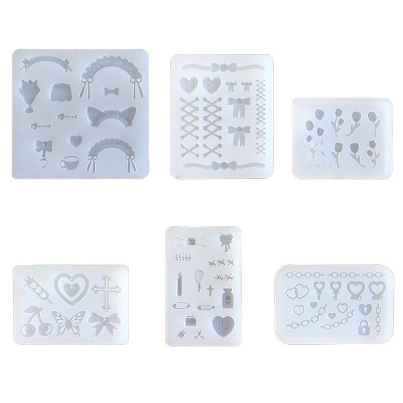 

Epoxy Resin Casting Mold Pendant Jewelry Headdress Decoration Diy Craft Making F19D