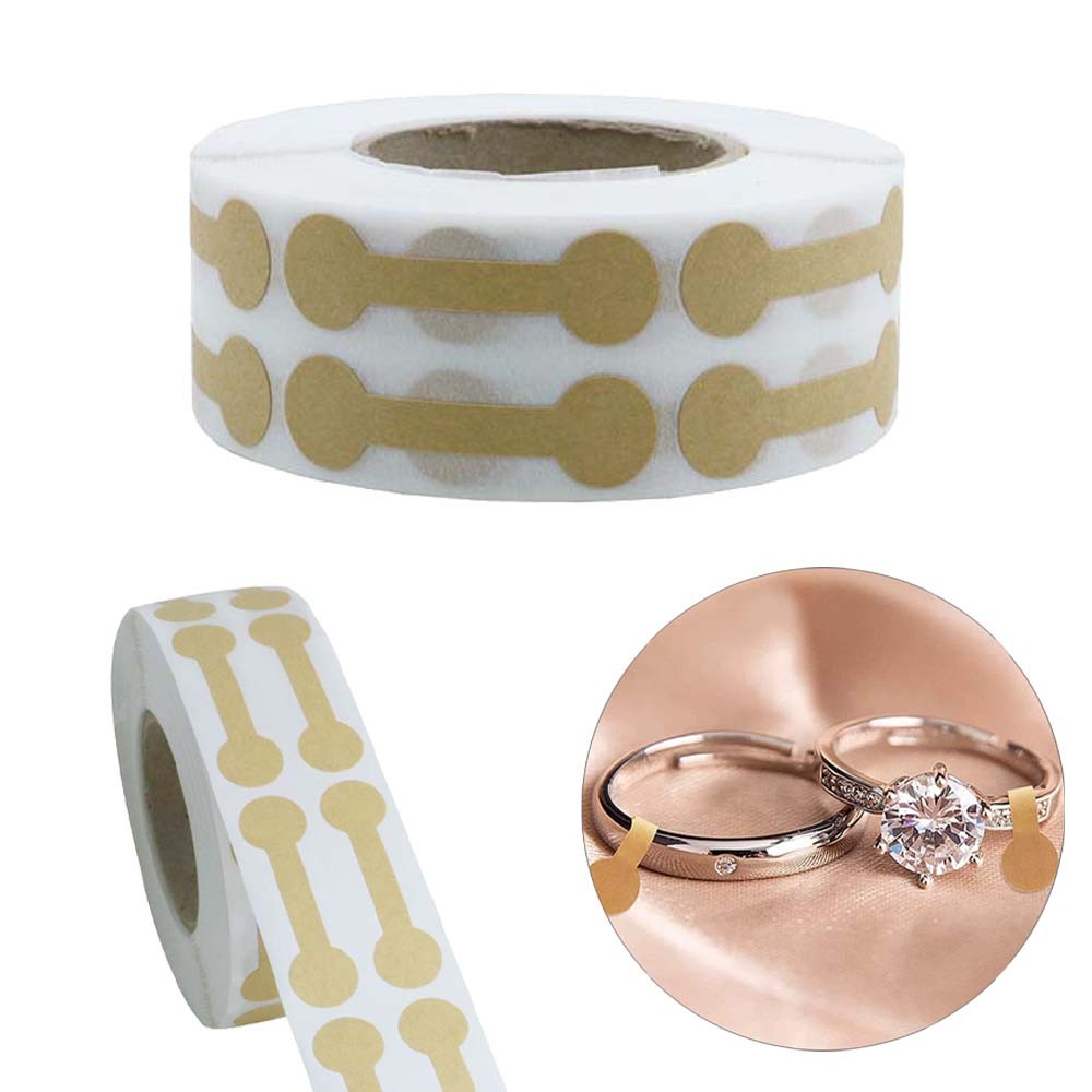 

500pcs Jewelry Price Tags Roll Self Adhesive Stickers Labels For Necklace Earring Ring Identify Display Small Business Packaging