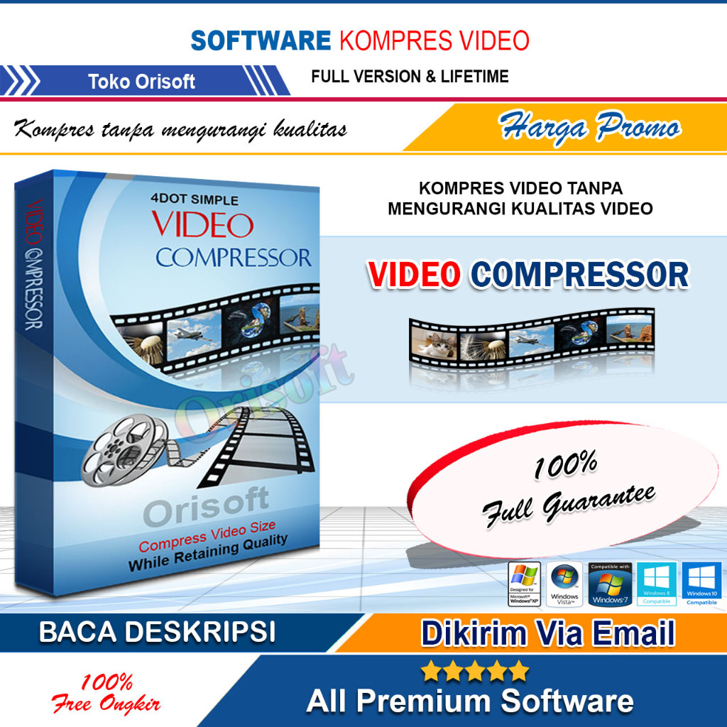 Kompres File Video Up to 90% Simple Video Compressor Lifetime