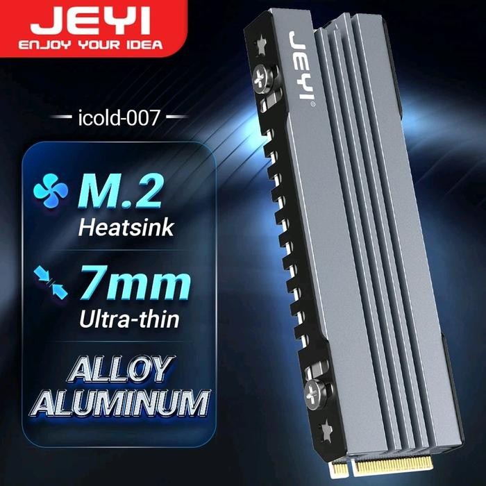 Heatsink SSD M.2 NVME Pendingin Cooling SSD M2 Alumunium  JEYI Cold-007