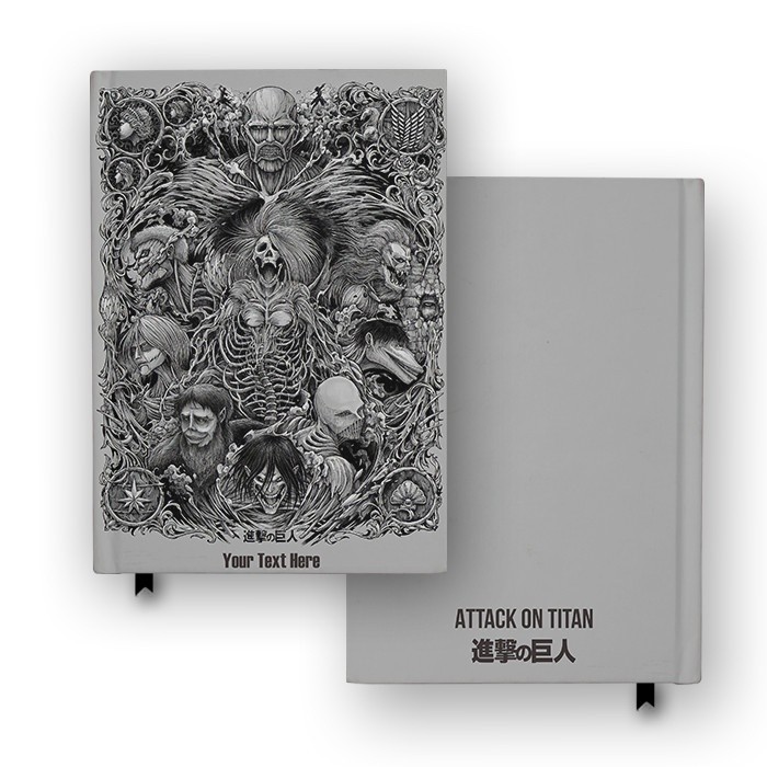 

Buku Catatan Attack On Titan 9 Titans SNK Diary Agenda Notebook Custom