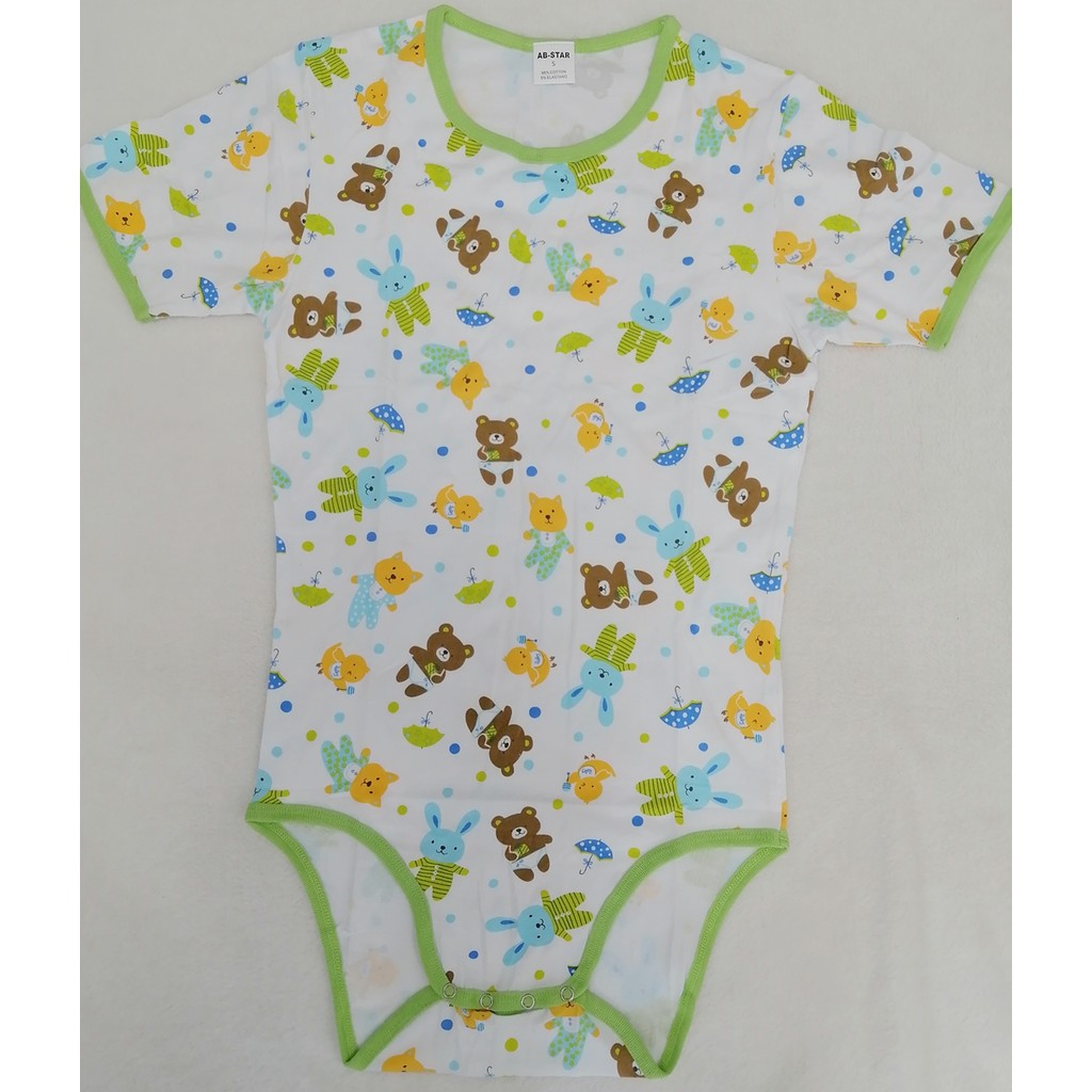 Lovely bear printing bodysuit/adult onesie/abdl clothes