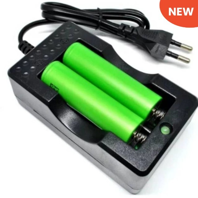 CHARGER BATERAI BATTERY BATRE 18650 SENTER LASER
