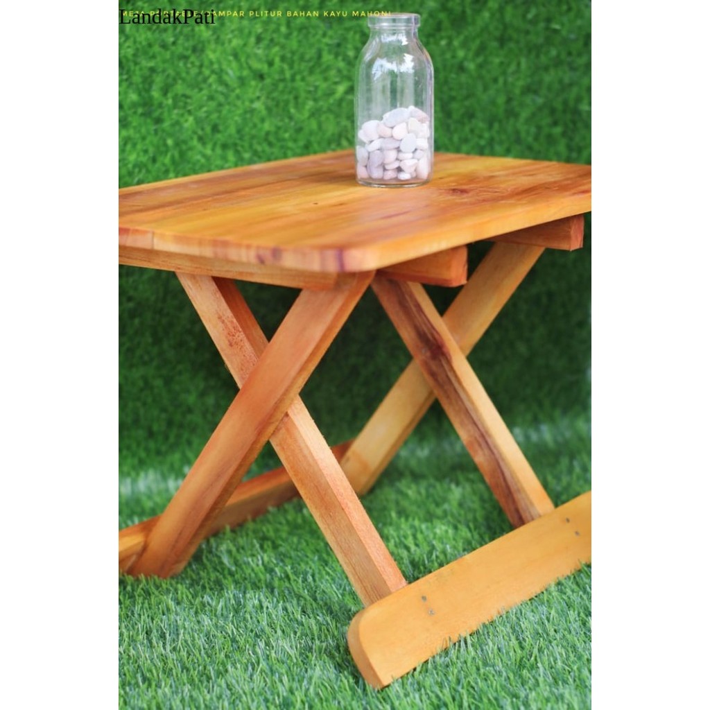 Meja Lipat Sudah Plitur NGAJI REKAL AL QUR'AN Portable REHAL Belajar TPA TPQ Terlaris laris SPH7062