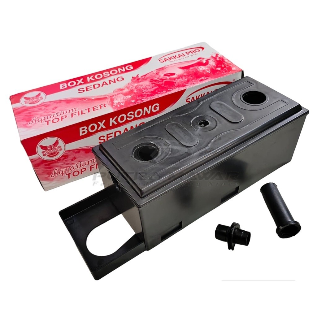 Filter Box Kosong Sedang Sakkai Pro /Box-Filter Buat Kolam Kecil Ikan Koi Aquarium Aquascape / Kotak