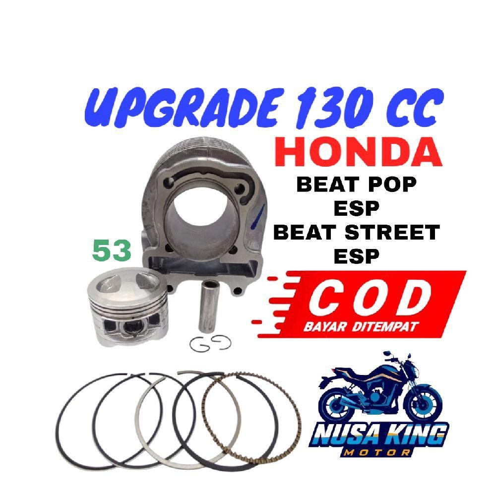 BLOK SEHER BORE UP 53 BEAT FI ESP BEAT POP ESP BEAT STREET ESP UPGRADE 130 CC