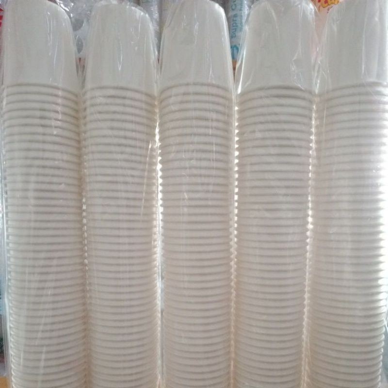 Gelas Kopi  6,5 Oz Paper Cup Polos  / Gelas Kopi Kertas Panas Praktis - FDY