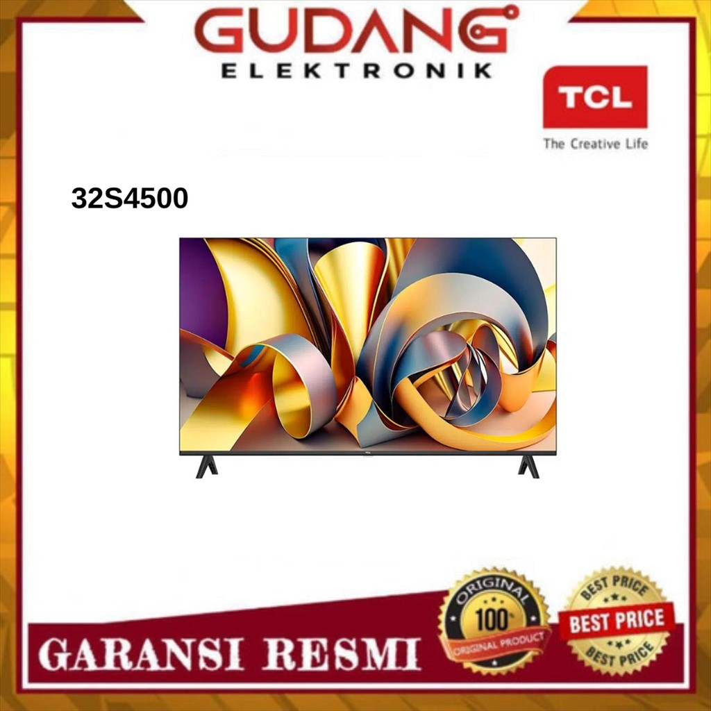 LED TV 32 INCH TCL 32S4500 LED TV FRAMELESS TCL 32 INCH 32S 4500