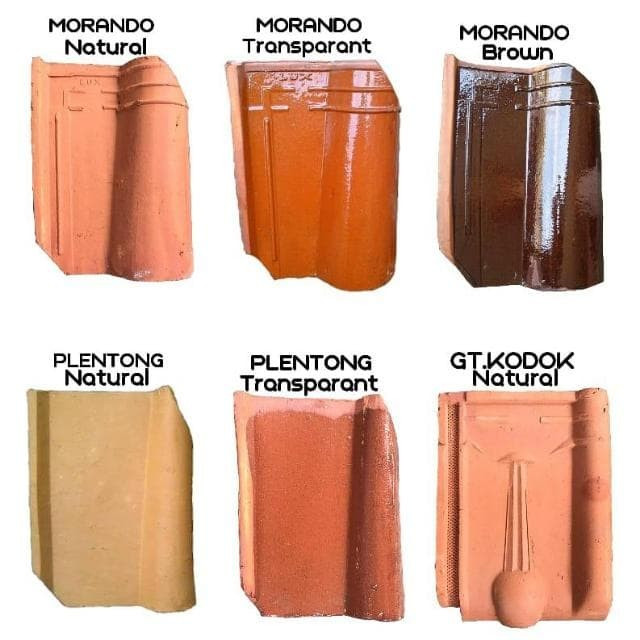 Genteng Tanah Liat Glazur Brown Morando
