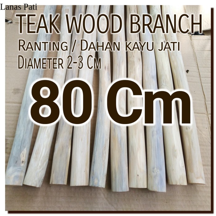 

Macrame teak wood Branch 80 Cm dahan ranting kayu jati bahan craft dek XD4