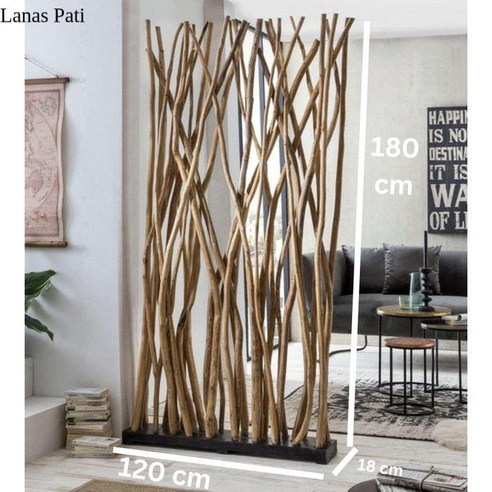 

Dekorasi Ranting Outdoor ranting kayu jati tinggi 180cm lebar 120cm - NATURAL KAYU XD3