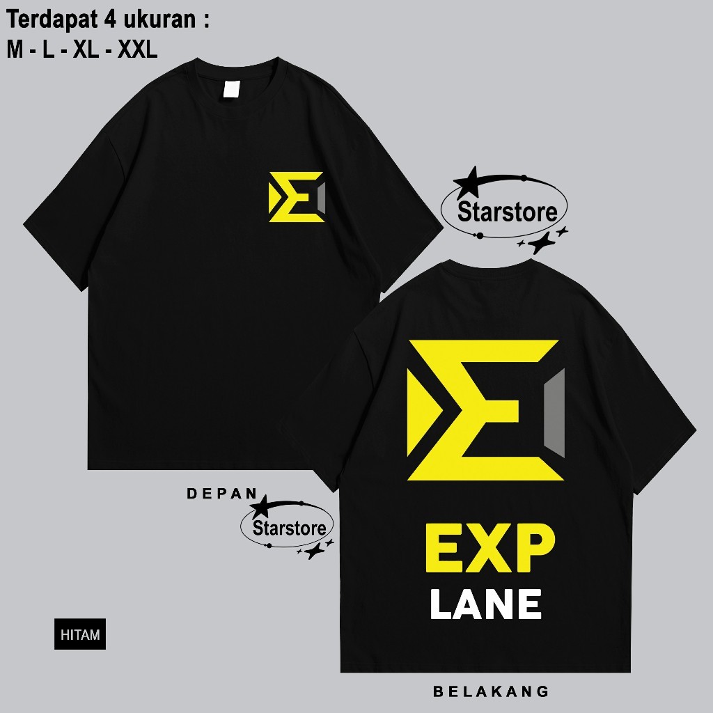 Kaos T-shirt Game Mobile Legend All Role // Baju ML MLBB Distro // Atasan Pria wanita Role Exp Jungl