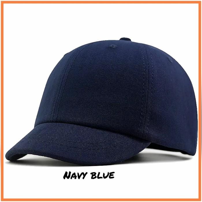 Topi Pria Korea BTS ORIGINAL/Topi Lidah Pendek - Navy