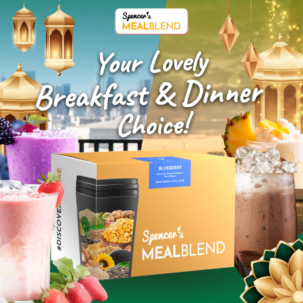 

Spencer's MealBlend - Meal Replacement 13 Rasa Lezat Kenyang dan Bantu Asupan Nutrisi