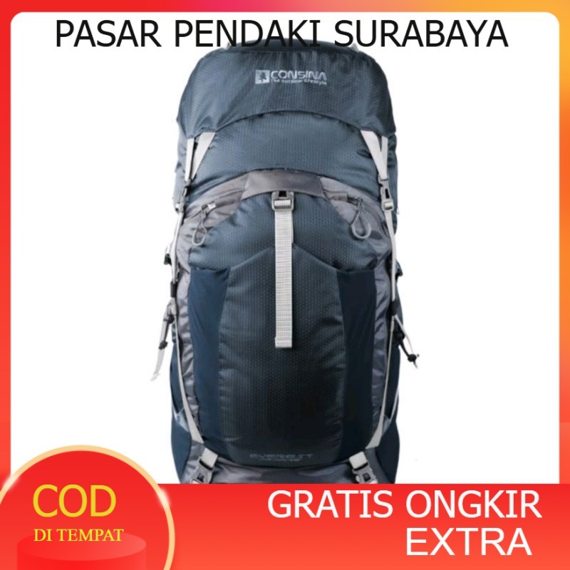 CONSINA.TAS CARRIER CONSINA EVEREST BATH 3 60 LITER + RAINCOVER